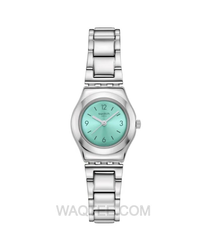 Swatch Alla Menta Silver St. Steel Dial For Women