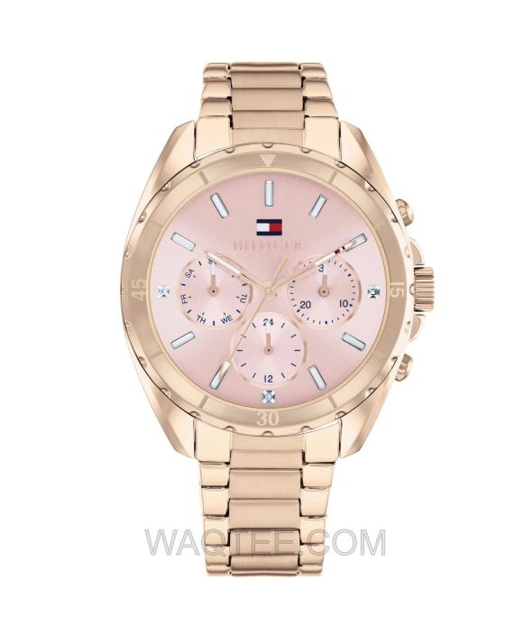 Tommy Hilfiger Mellie Rosegold St. Steel Rosegold Dial For Women