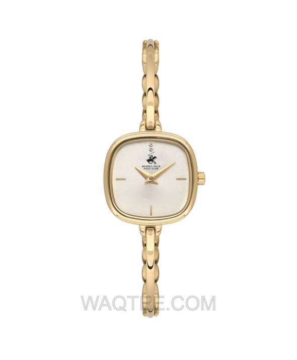 B.H. Polo Club Triana Golden St. Steel Golden  Dial For Women