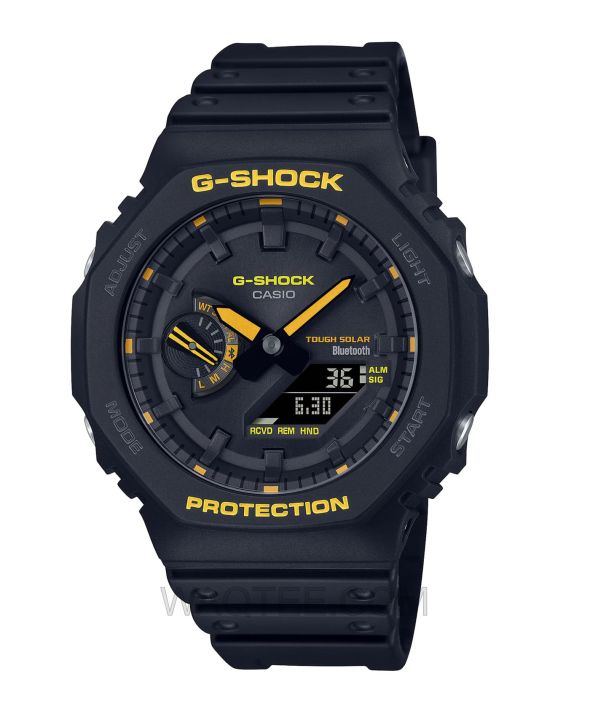 Casio G-Shock 2100 Series Black Rubber Black Dial For Men