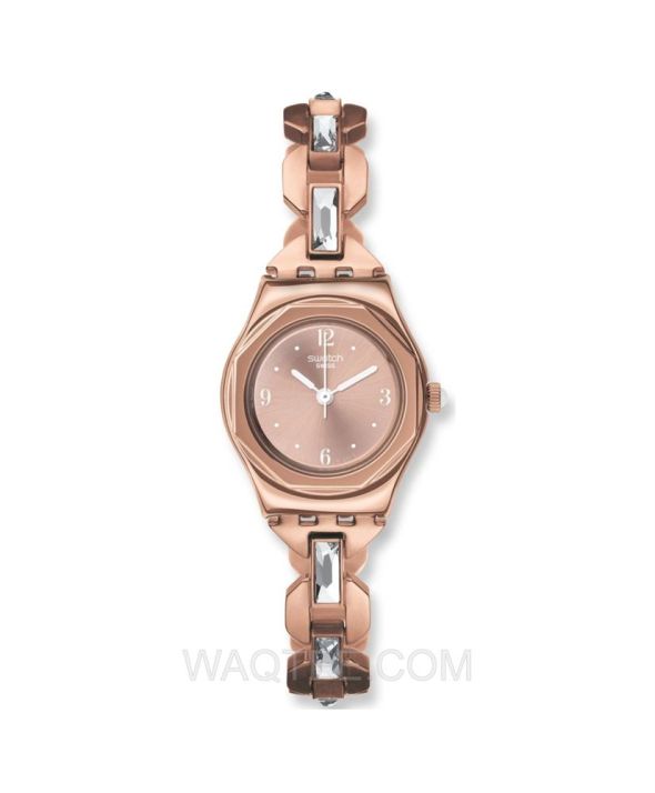 Swatch Octoshine Rosegold St.Steel Rosegold Dial For Women 
